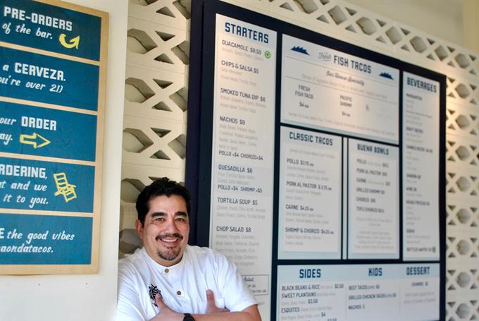Buena Onda interior with Chef Jose Garces Photo